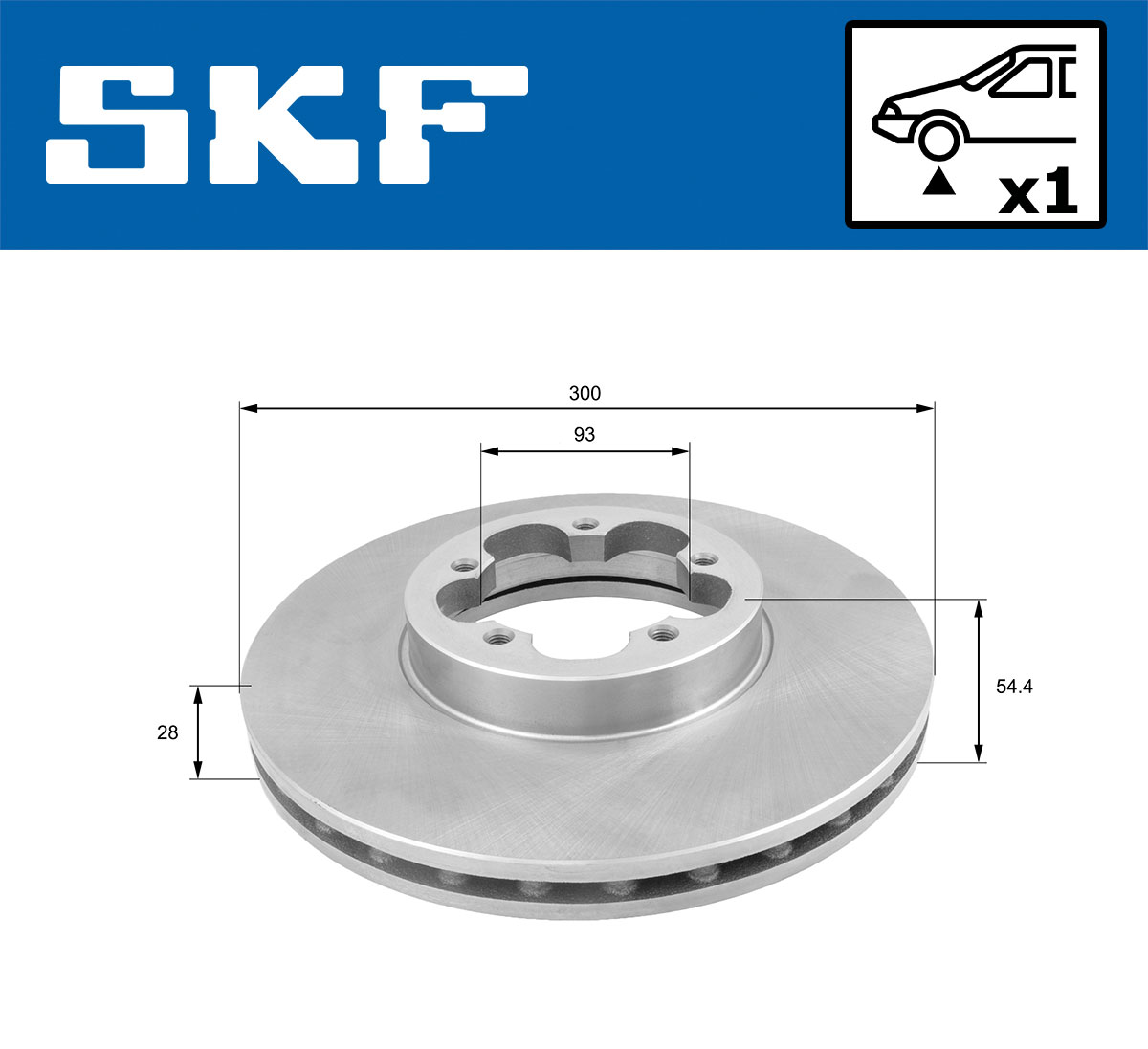 SKF Remschijven VKBD 80108 V1