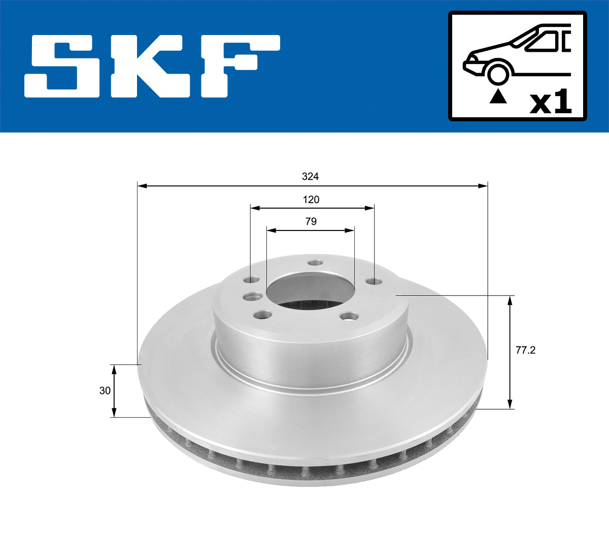 SKF Remschijven VKBD 80138 V1