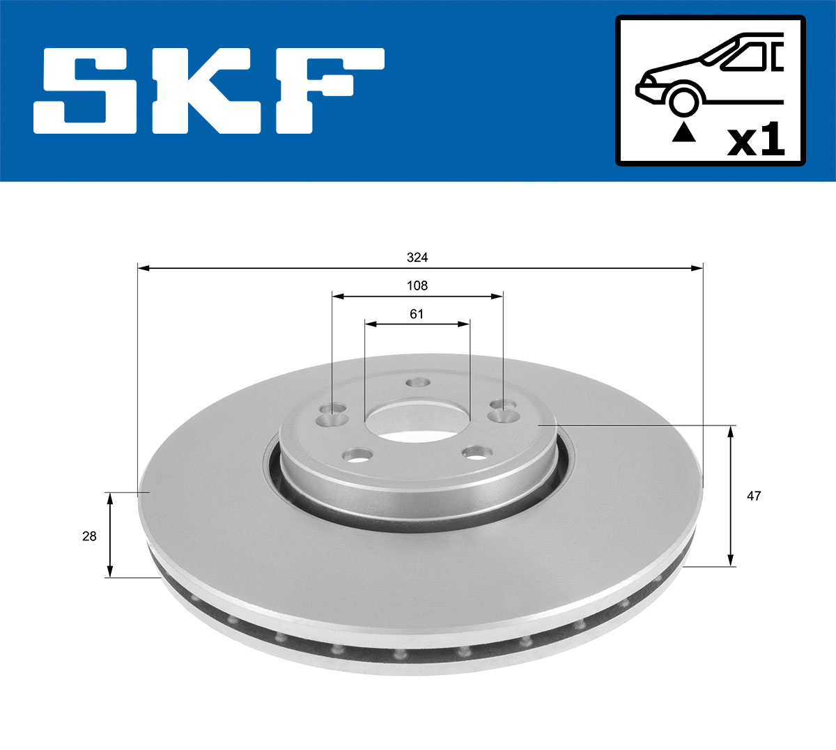 SKF Remschijven VKBD 80149 V1