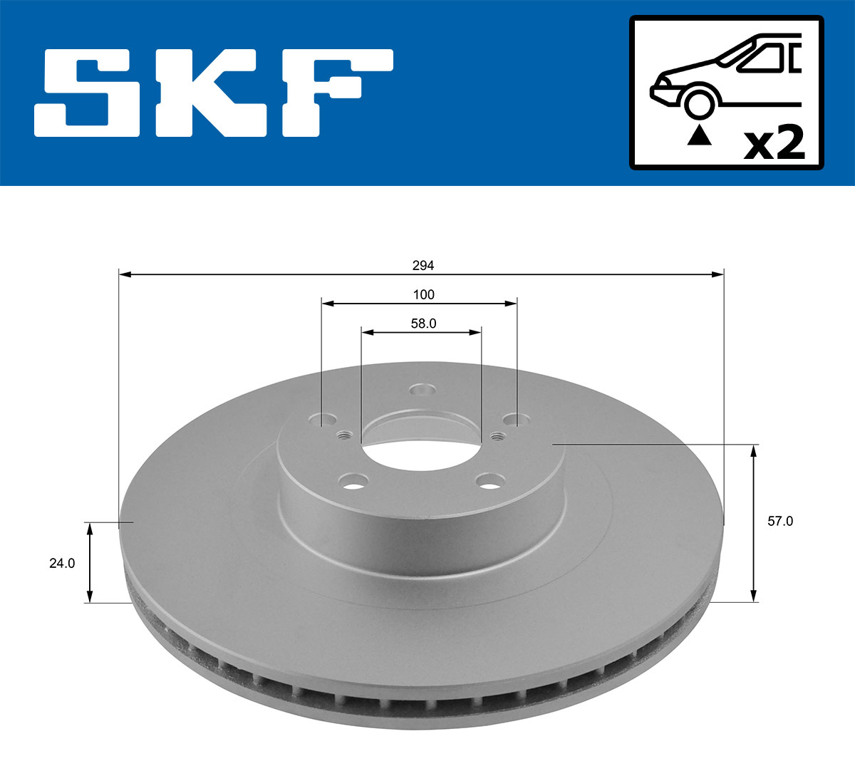 SKF Remschijven VKBD 80153 V2