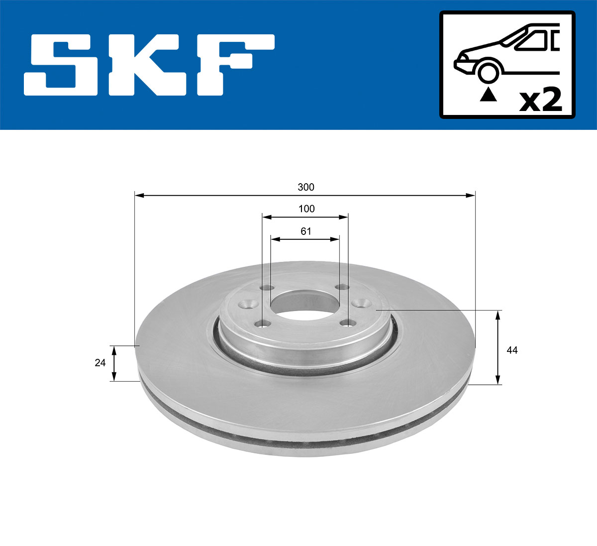 SKF Remschijven VKBD 80173 V2