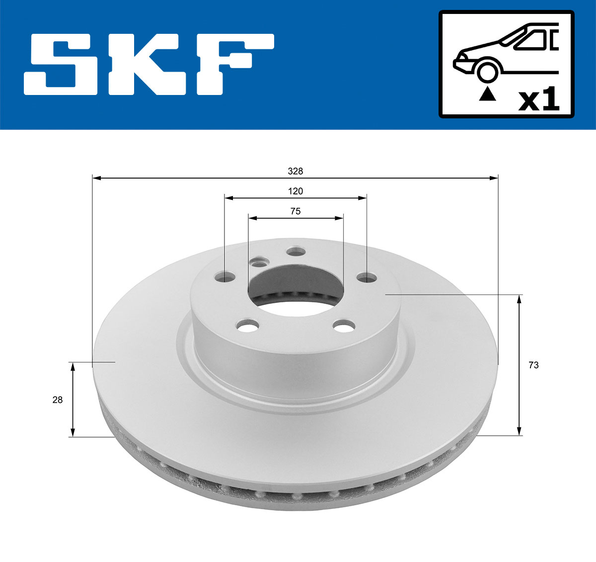 SKF Remschijven VKBD 80179 V1