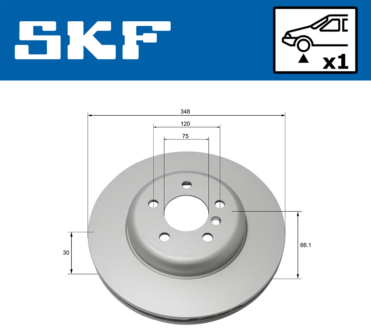 SKF Remschijven VKBD 80197 V1