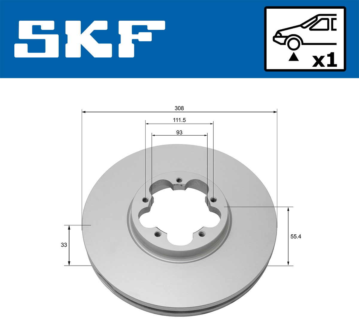 SKF Remschijven VKBD 80211 V1