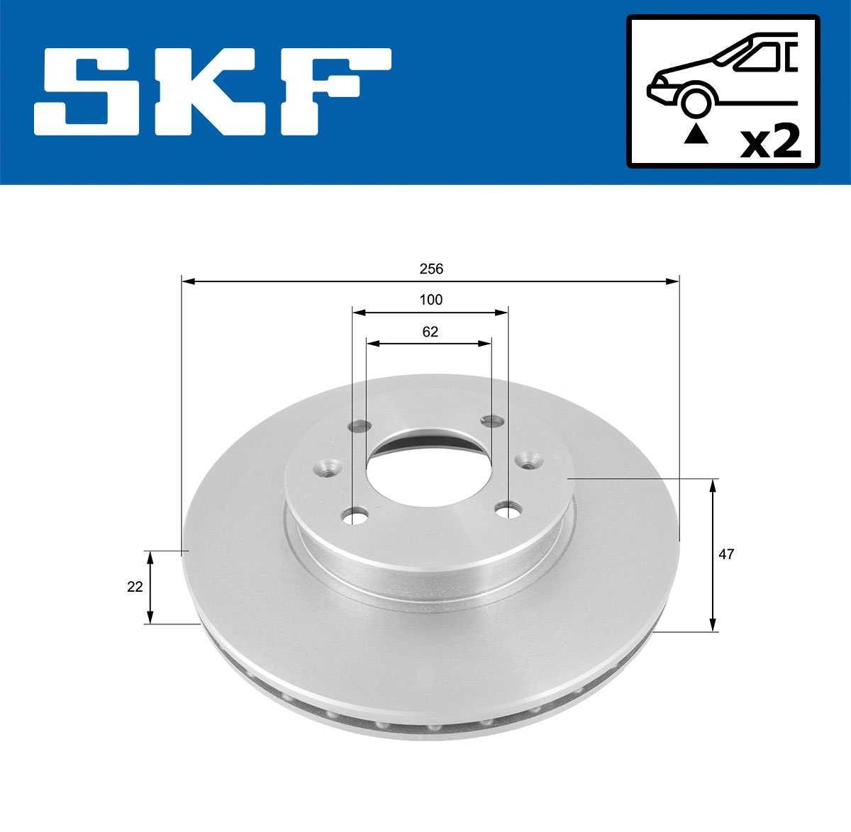 SKF Remschijven VKBD 80212 V2