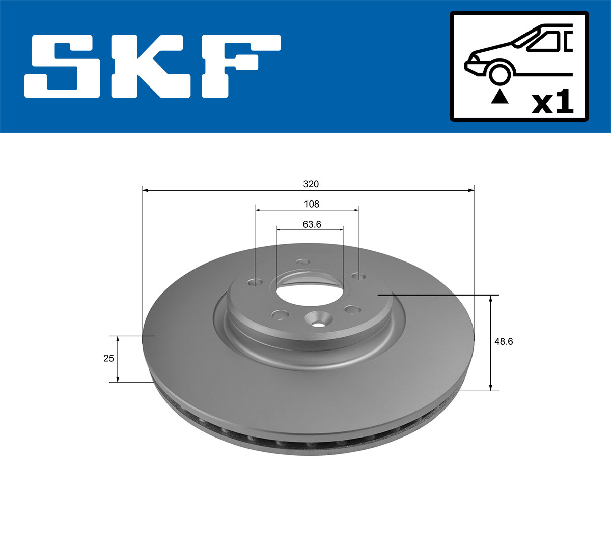 SKF Remschijven VKBD 80213 V1