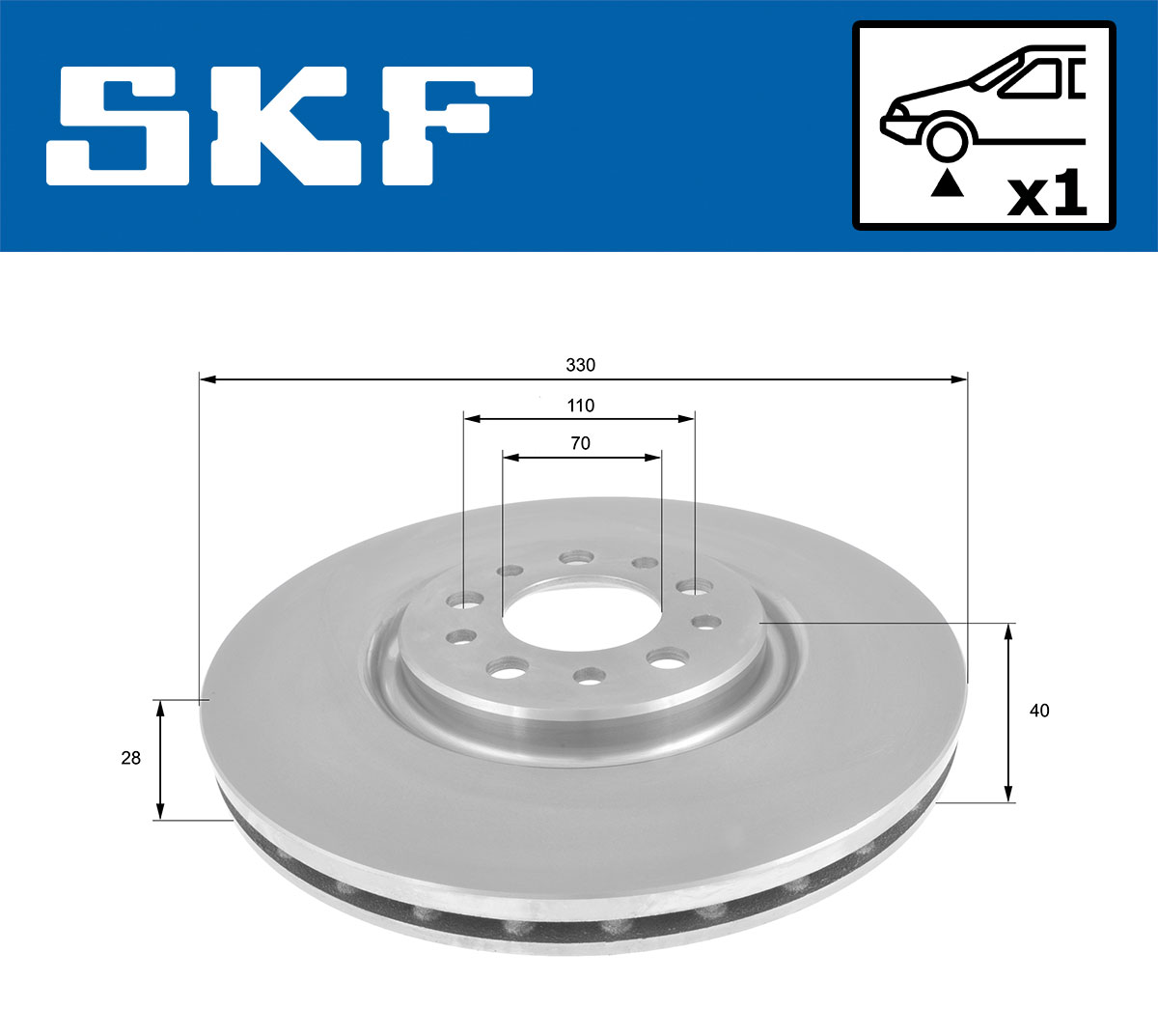 SKF Remschijven VKBD 80294 V1