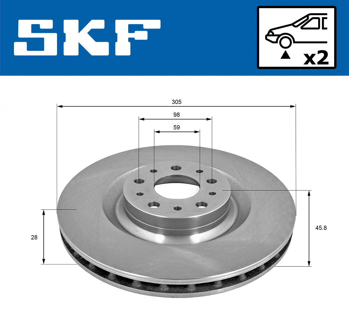 SKF Remschijven VKBD 80317 V2