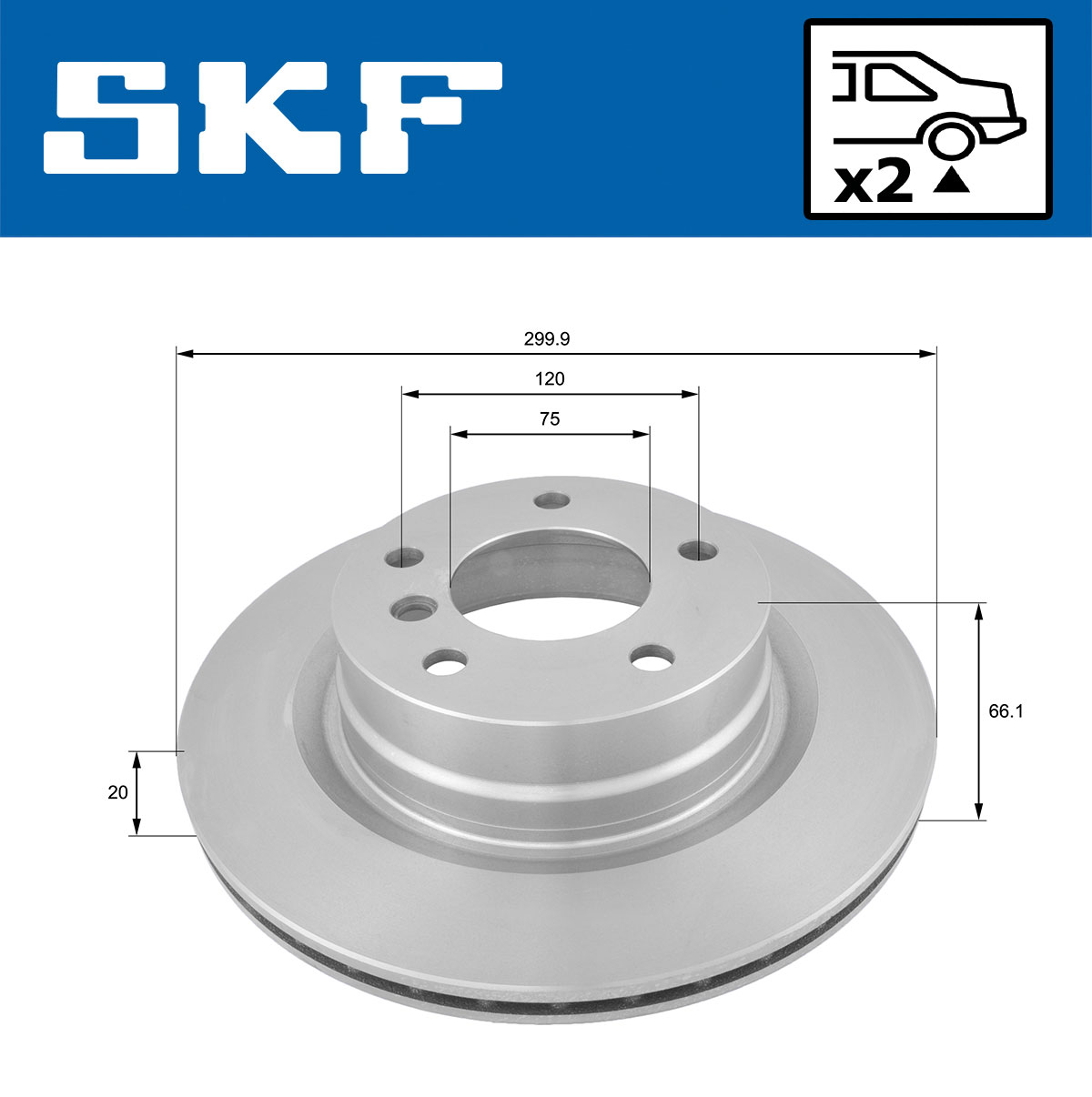 SKF Remschijven VKBD 90031 V2