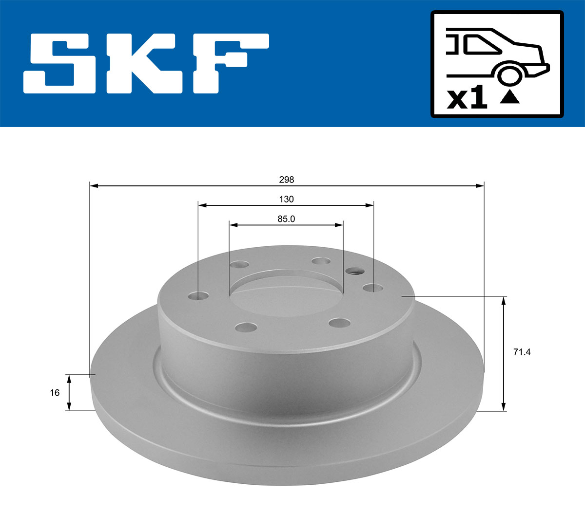 SKF Remschijven VKBD 90032 S1