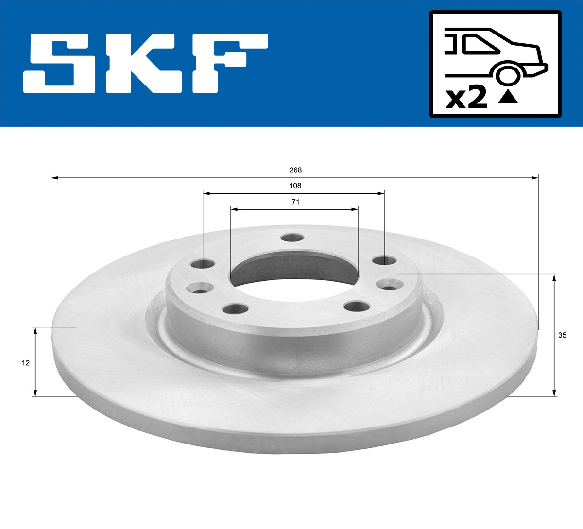 SKF Remschijven VKBD 90087 S2