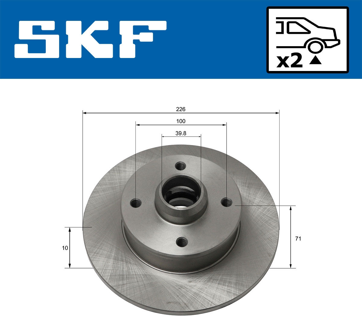 SKF Remschijven VKBD 90105 S2