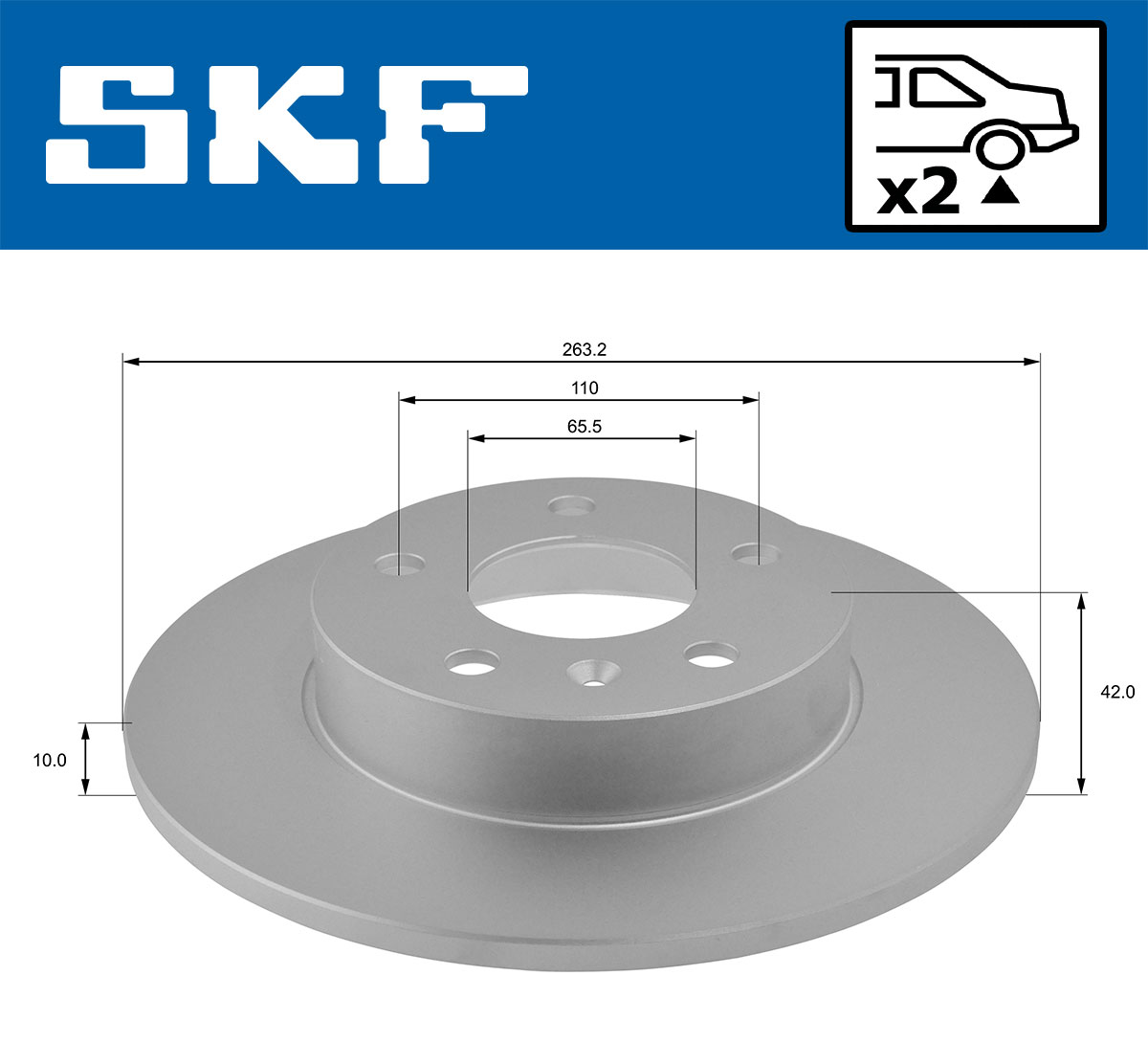 SKF Remschijven VKBD 90115 S2