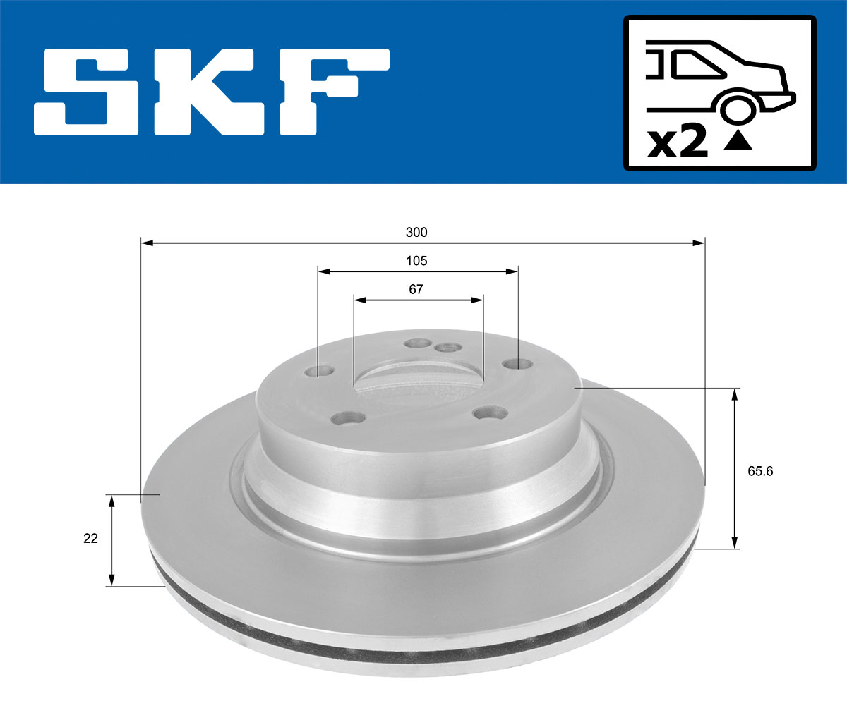 SKF Remschijven VKBD 90118 V2