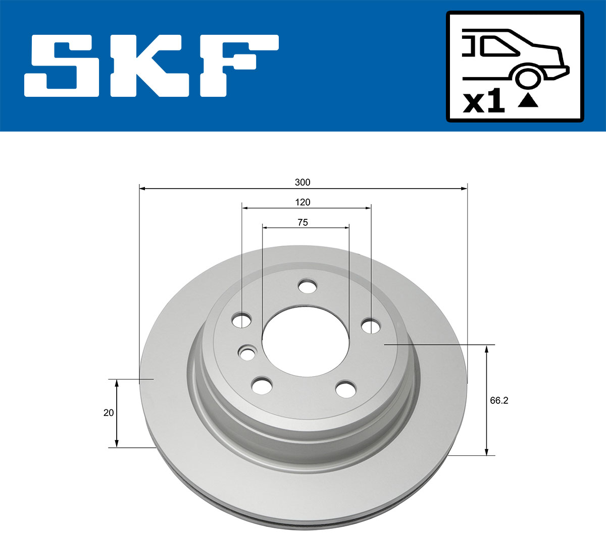 SKF Remschijven VKBD 90120 V1