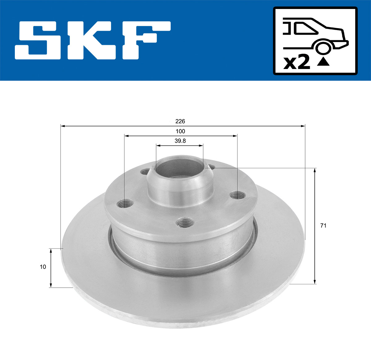 SKF Remschijven VKBD 90126 S2