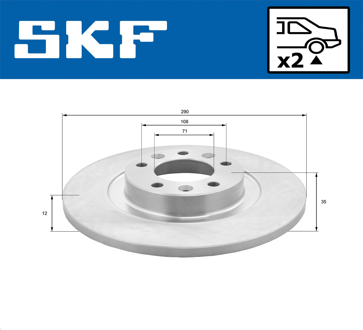 SKF Remschijven VKBD 90155 S2