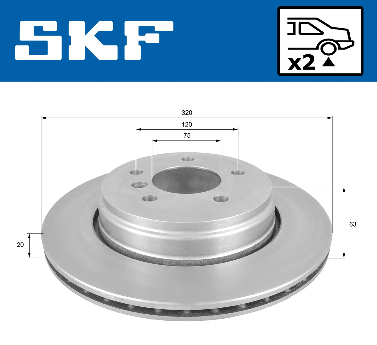 SKF Remschijven VKBD 90180 V2