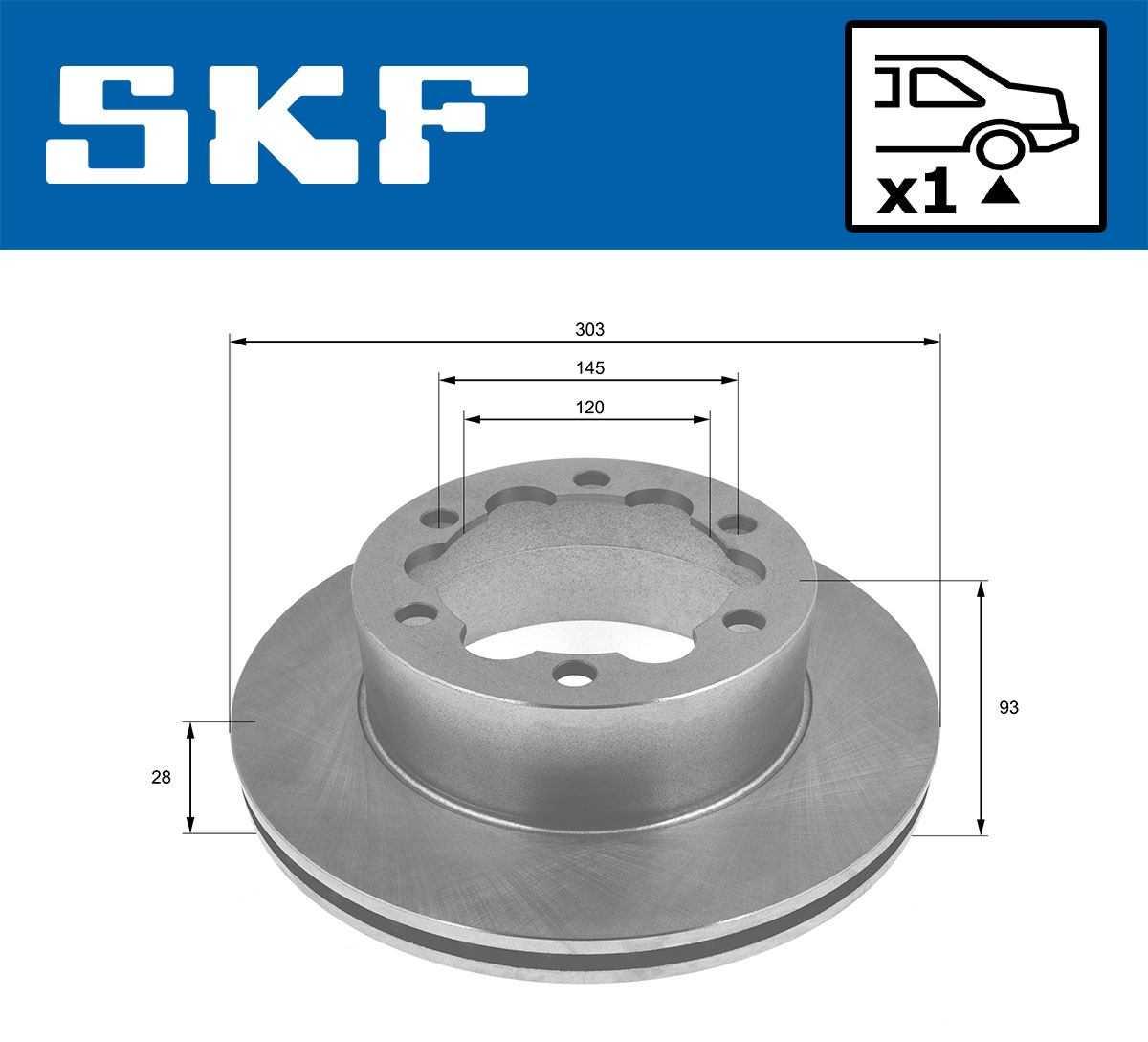 SKF Remschijven VKBD 90182 V1