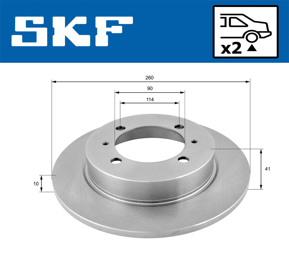 SKF Remschijven VKBD 90201 S2