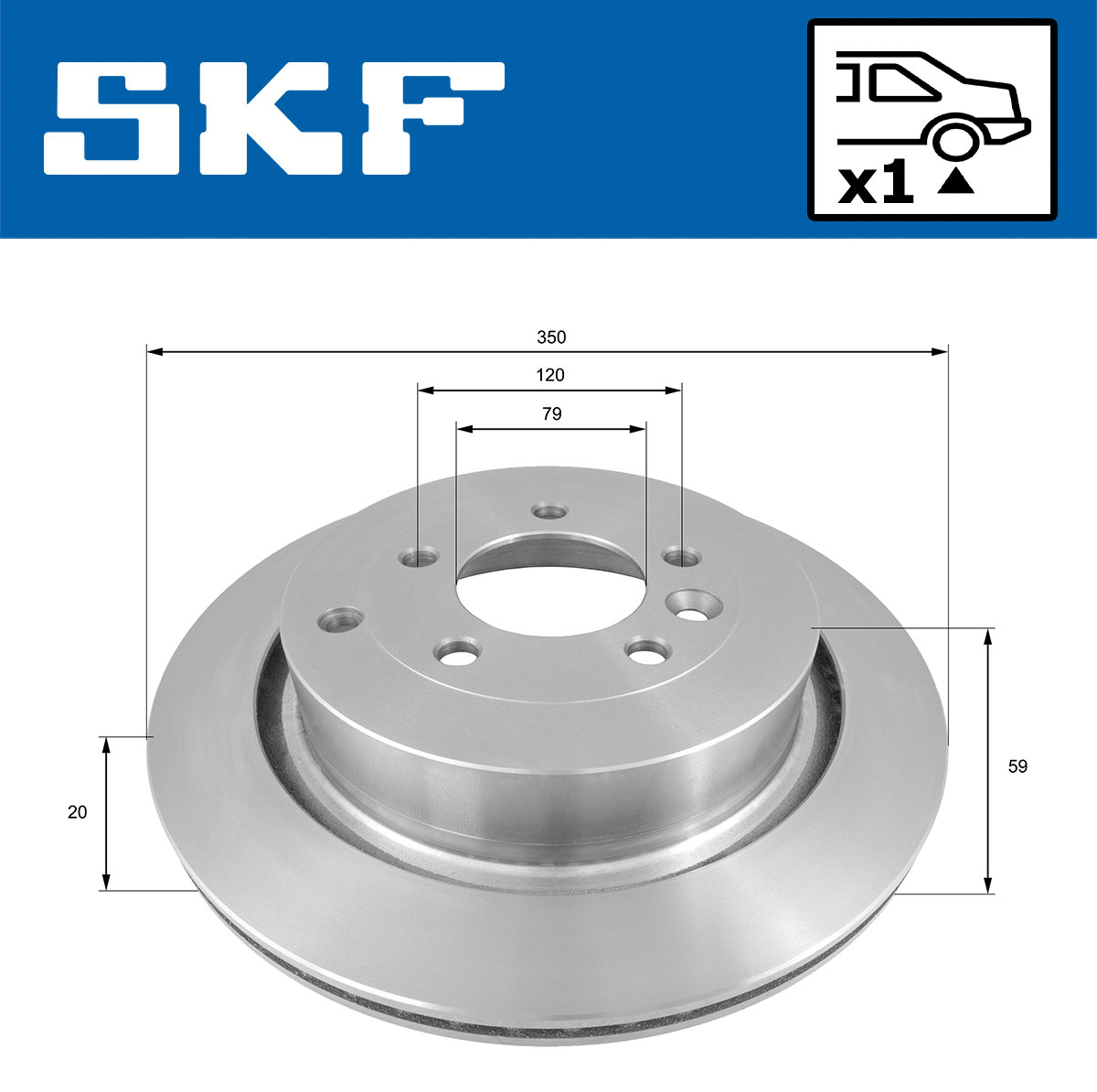 SKF Remschijven VKBD 90233 V1