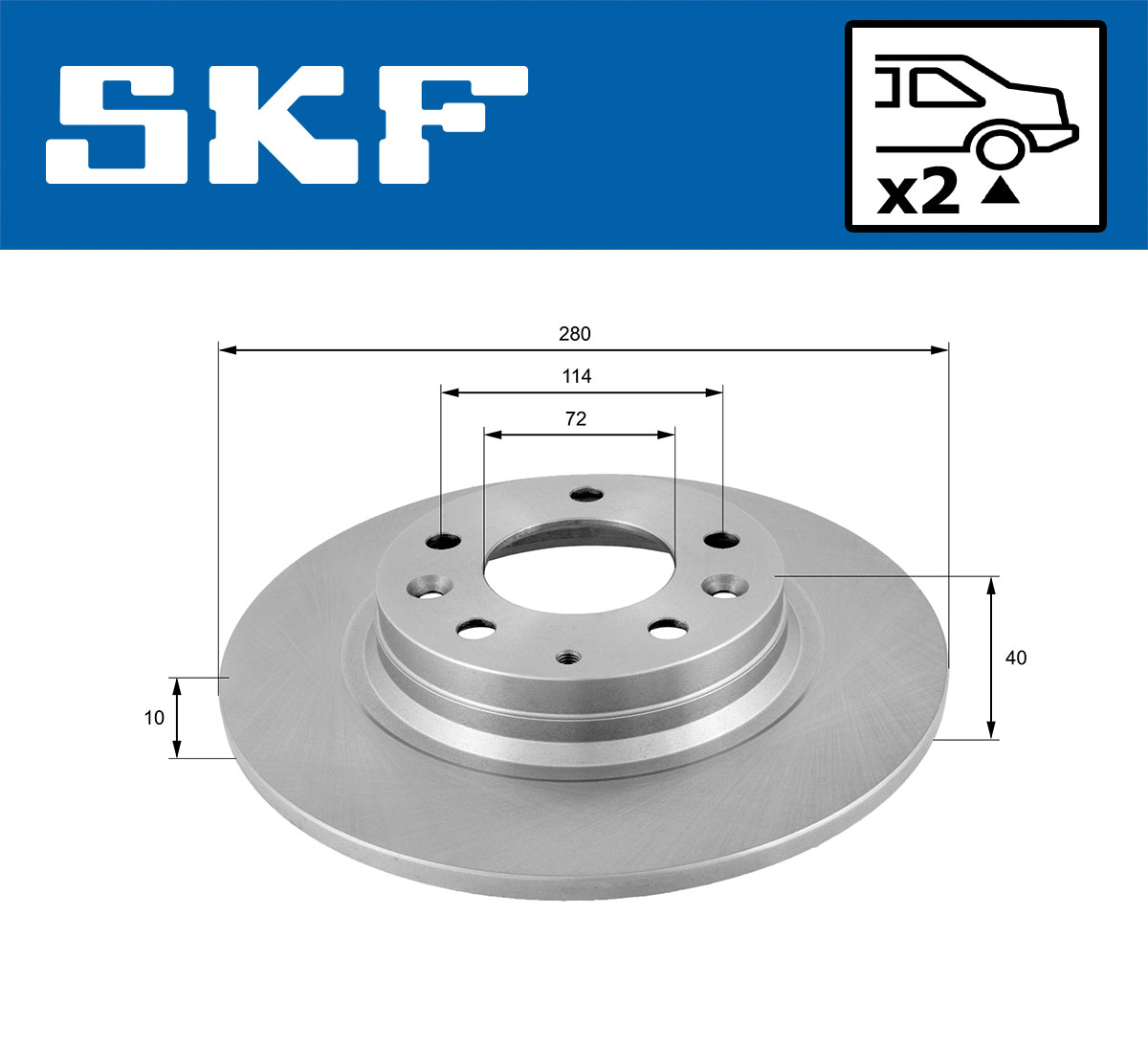 SKF Remschijven VKBD 90235 S2