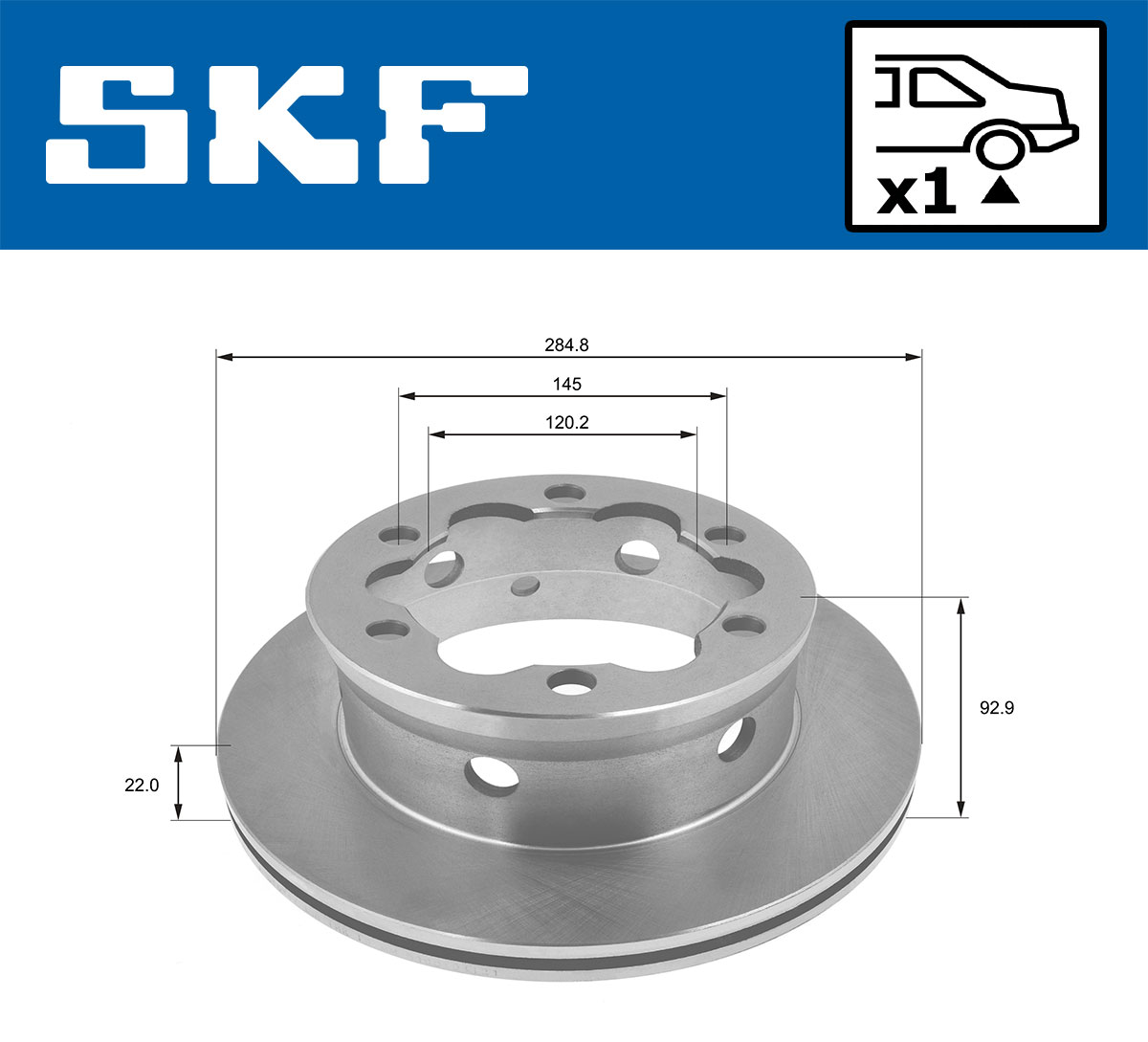 SKF Remschijven VKBD 90252 V1