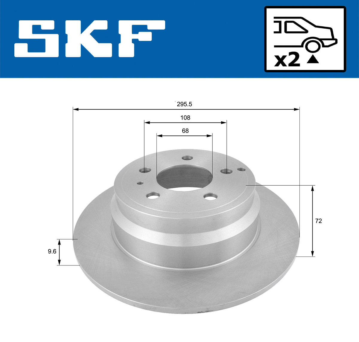 SKF Remschijven VKBD 90291 S2