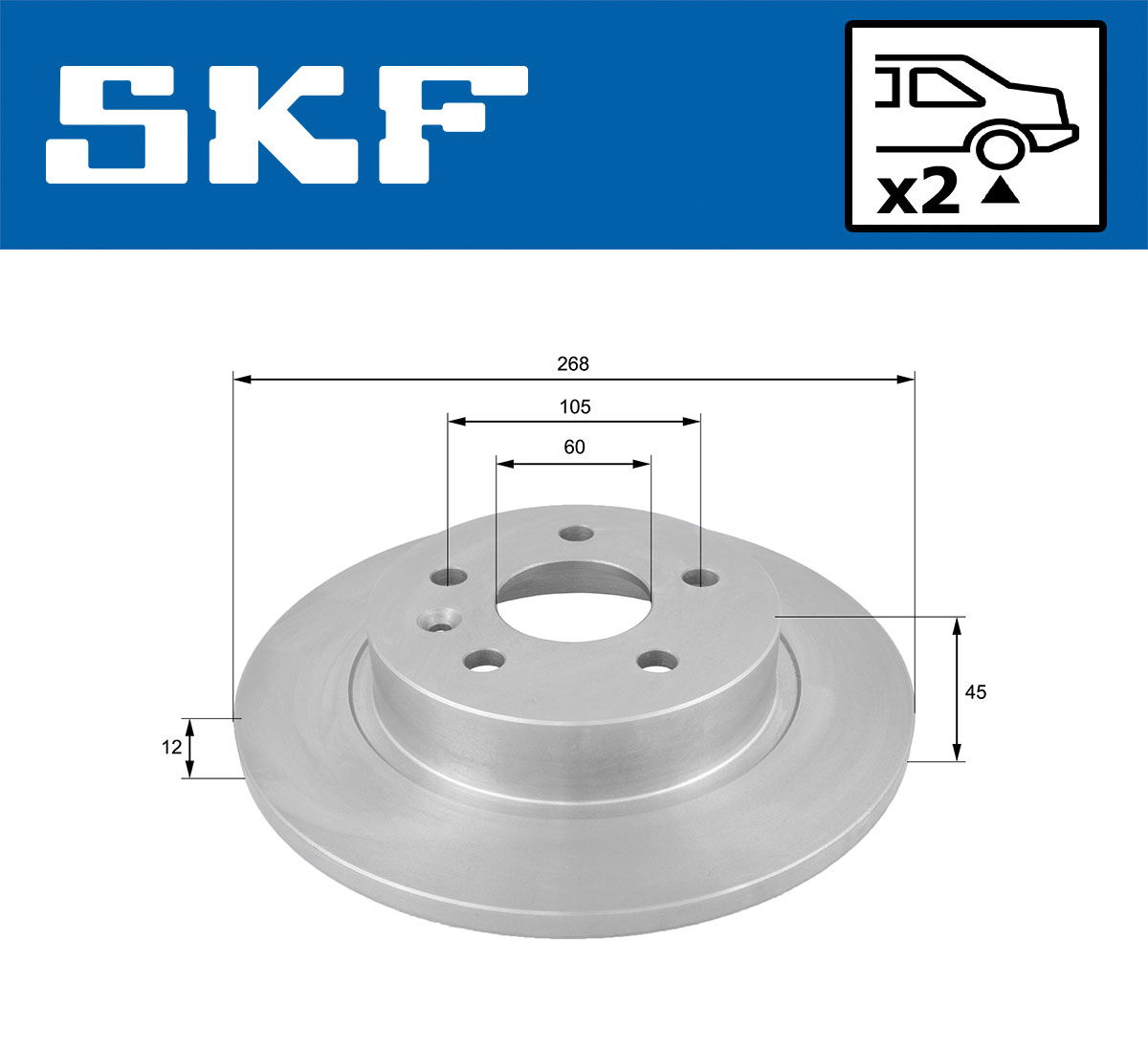 SKF Remschijven VKBD 90298 S2