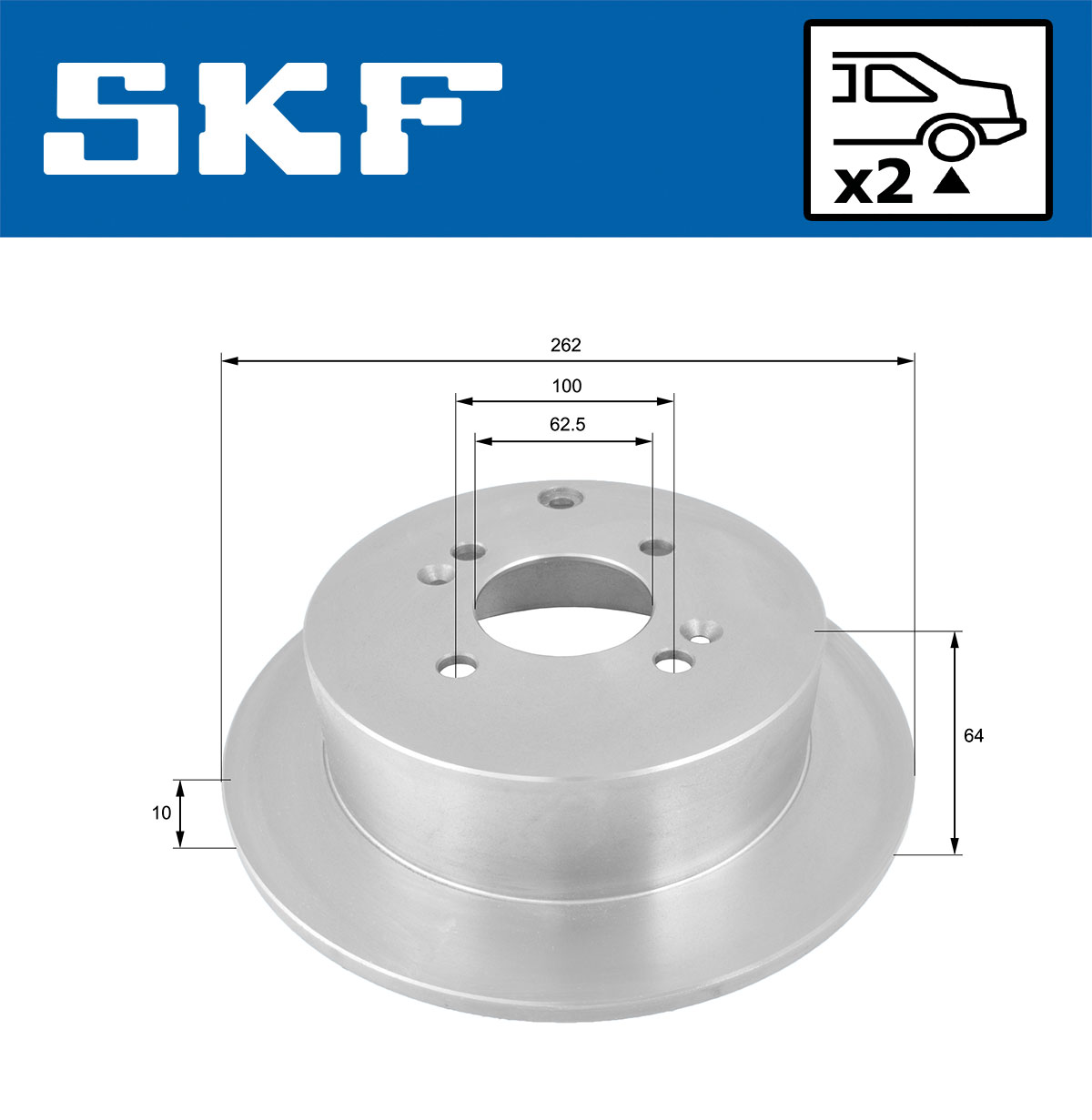 SKF Remschijven VKBD 90307 S2