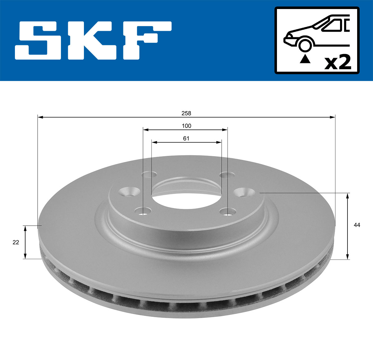 SKF Remschijven VKBD 80009 V2