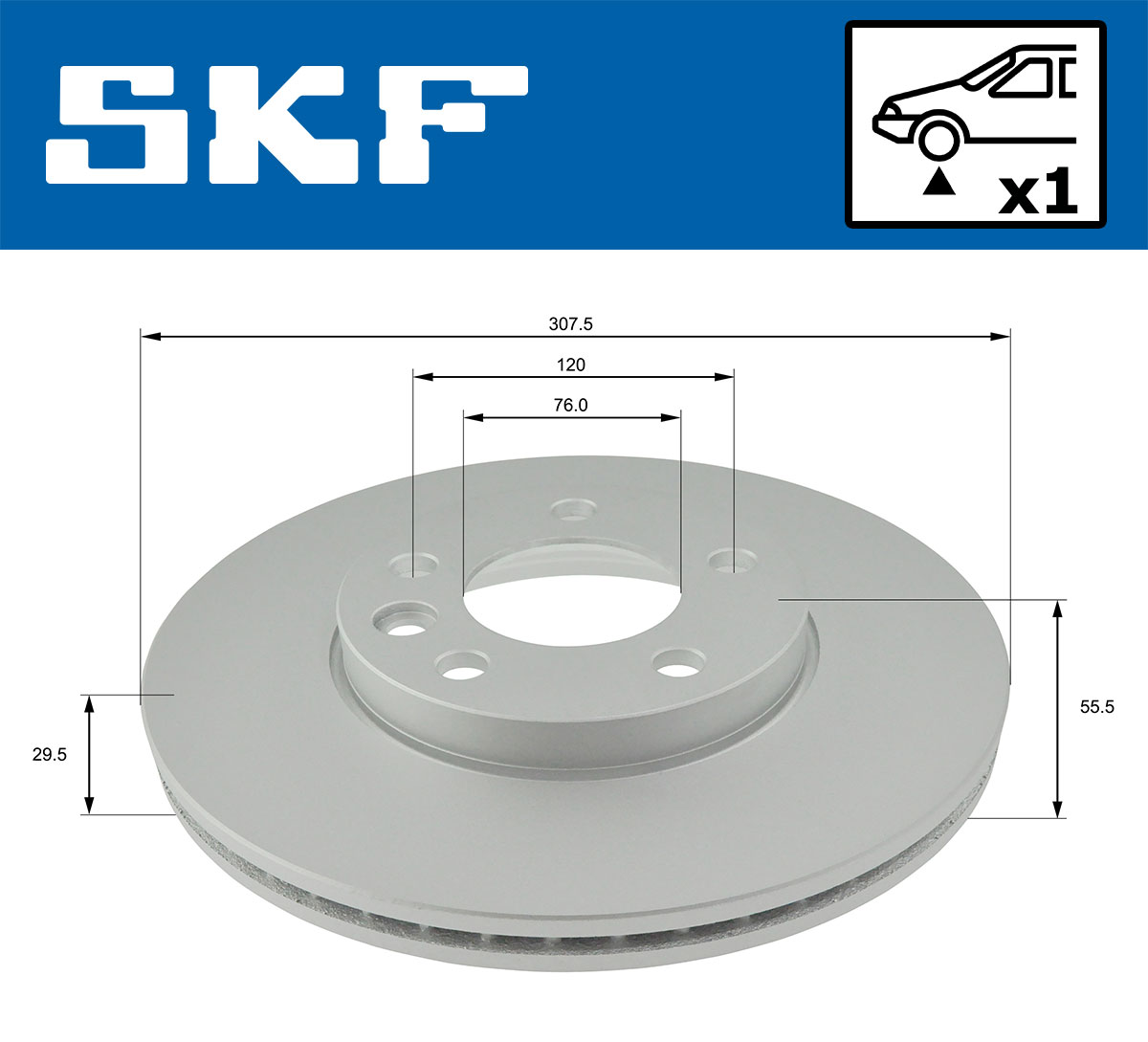 SKF Remschijven VKBD 80040 V1