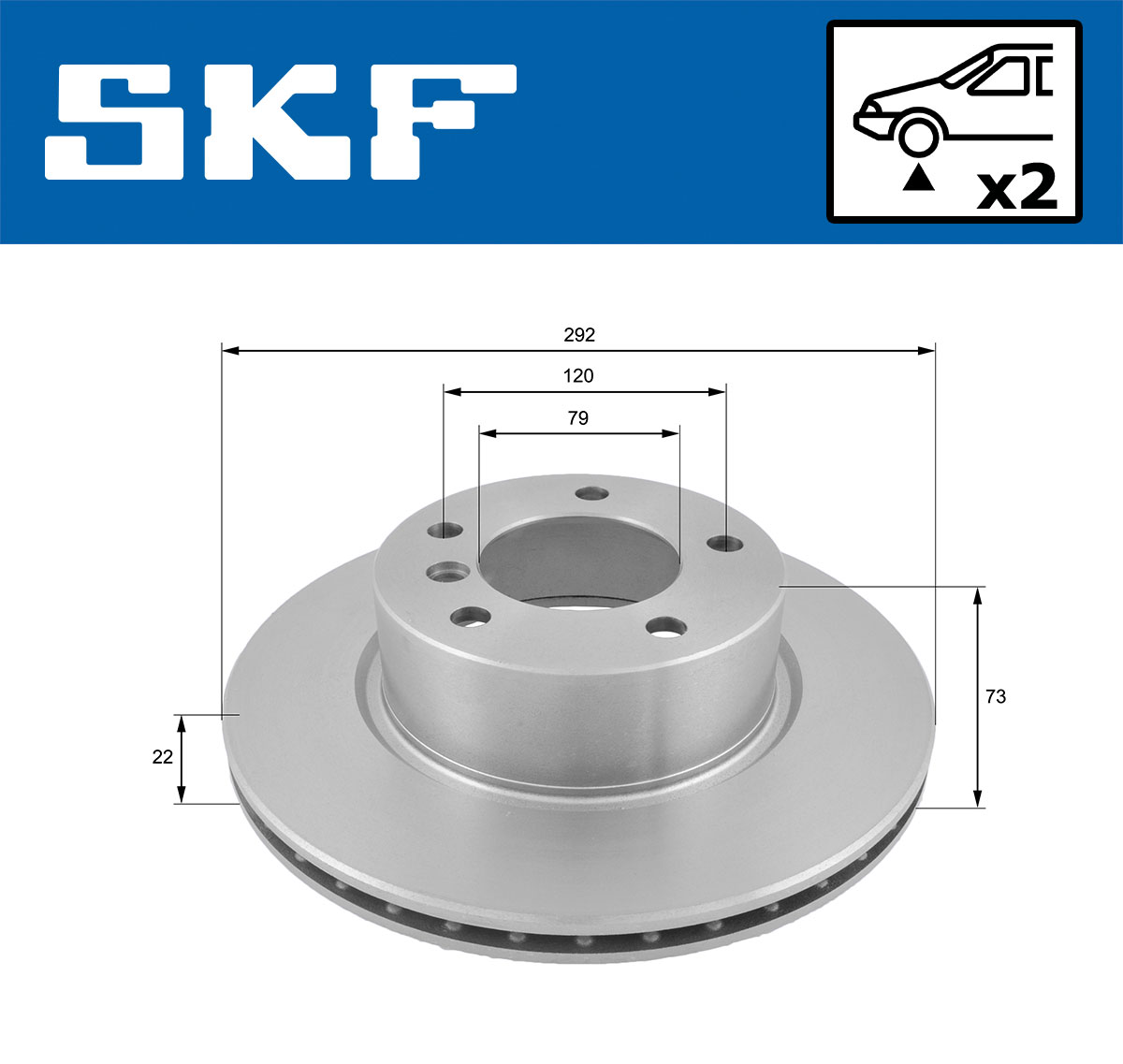SKF Remschijven VKBD 80099 V2