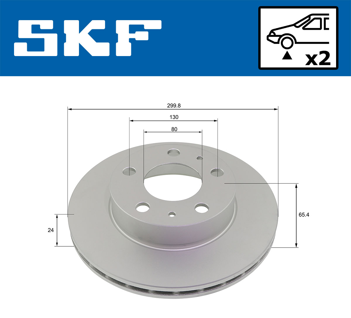 SKF Remschijven VKBD 80177 V2