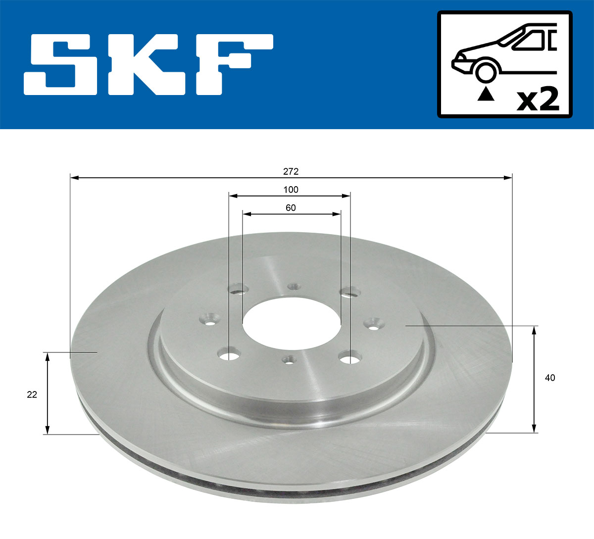 SKF Remschijven VKBD 80185 V2