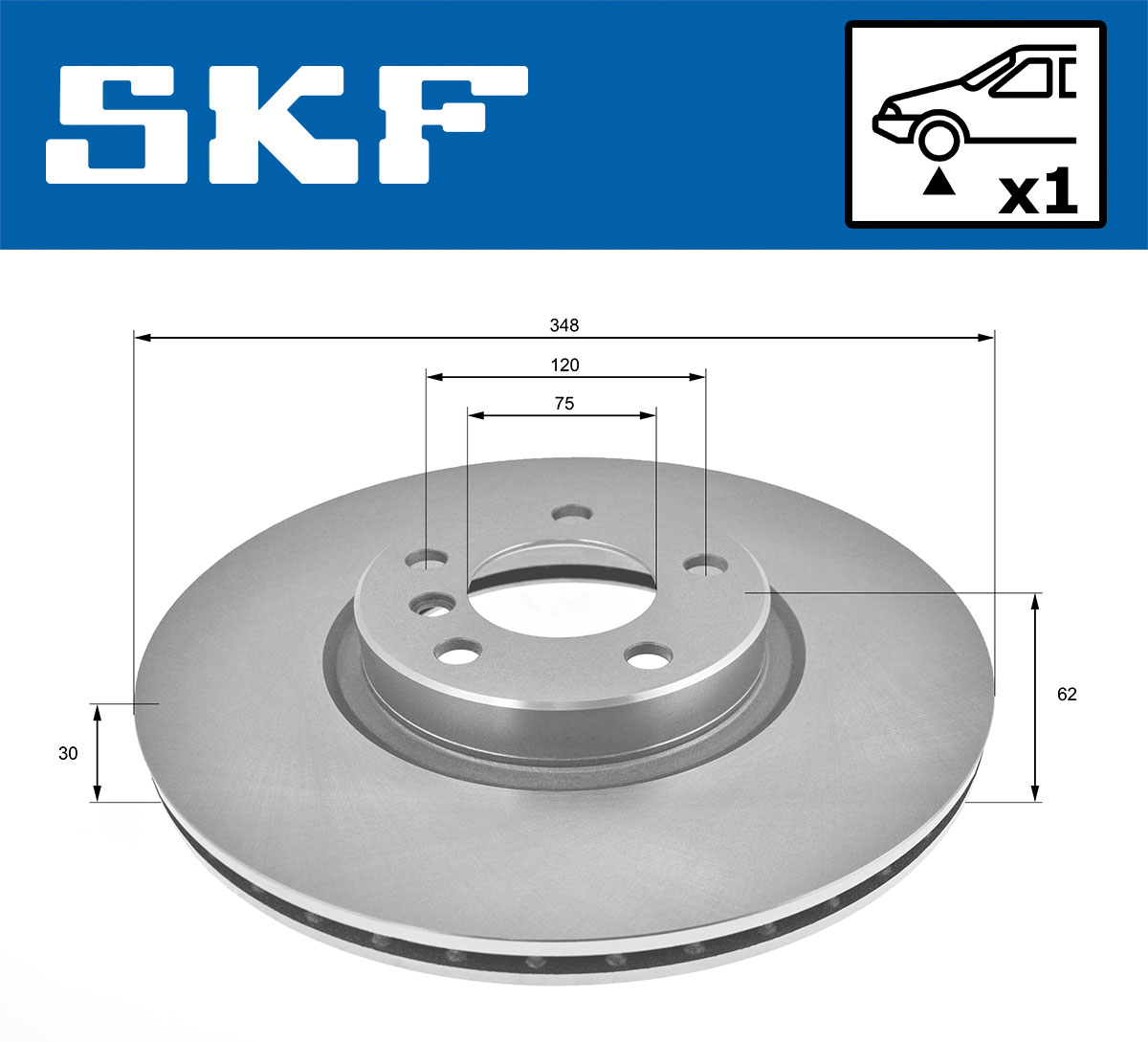 SKF Remschijven VKBD 80199 V1