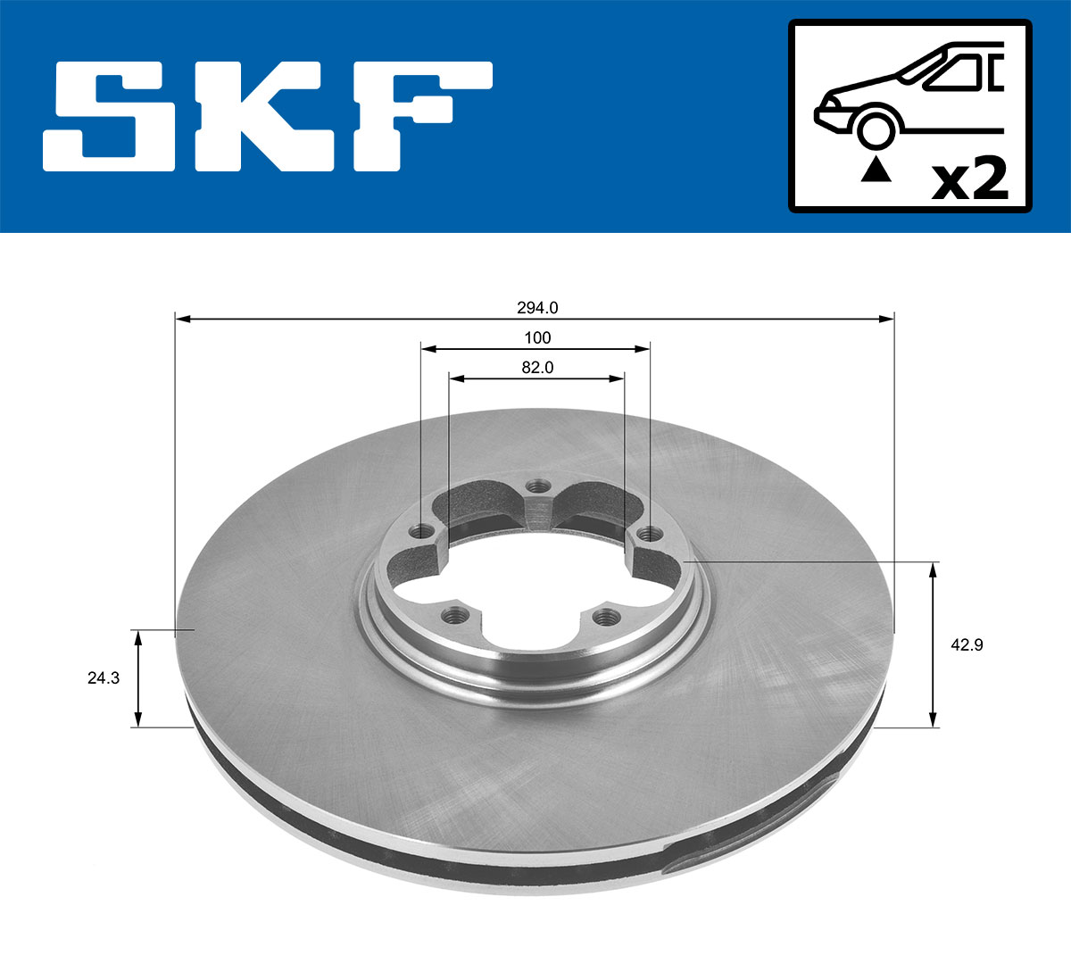 SKF Remschijven VKBD 80279 V2