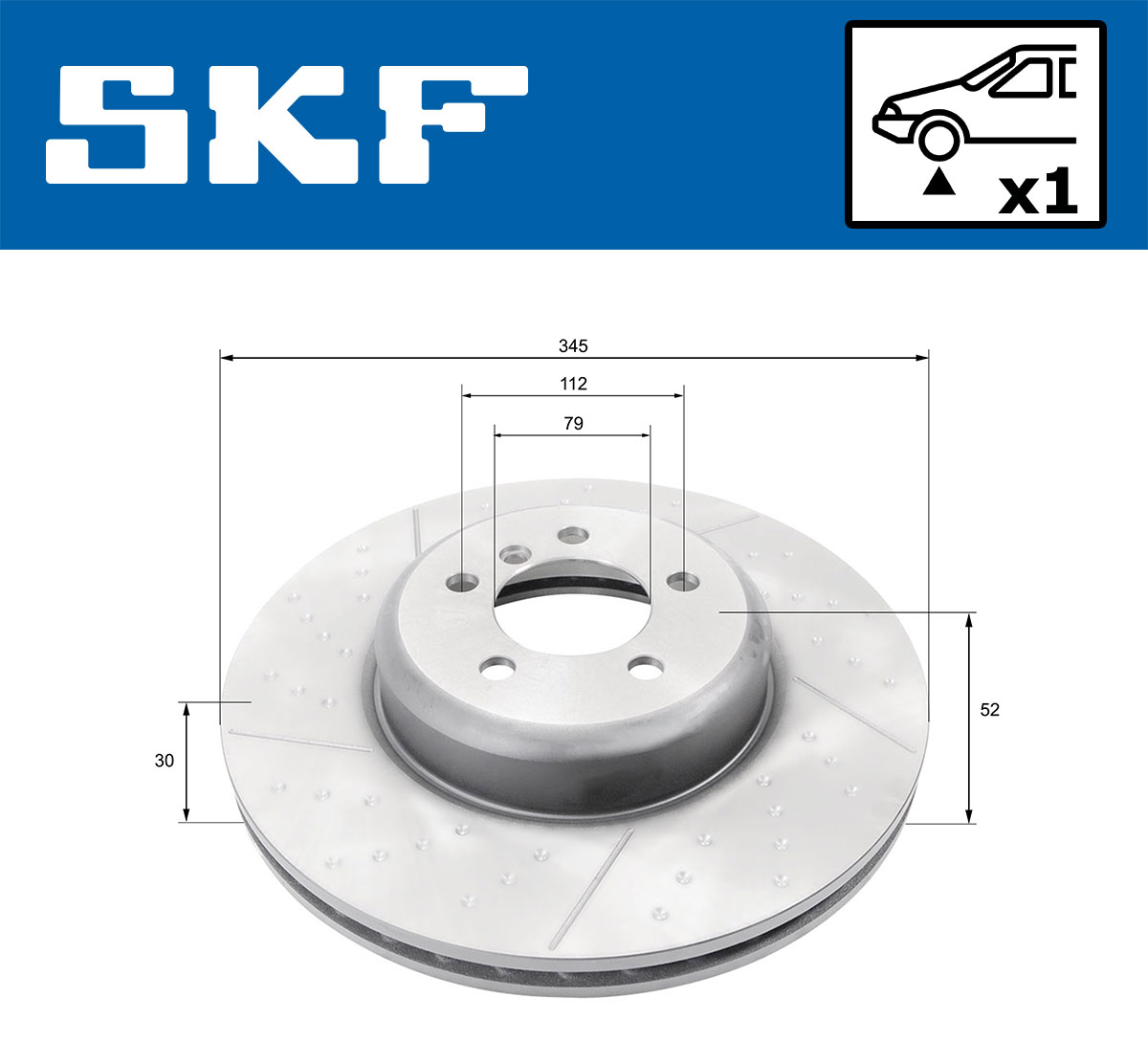 SKF Remschijven VKBD 80282 V1