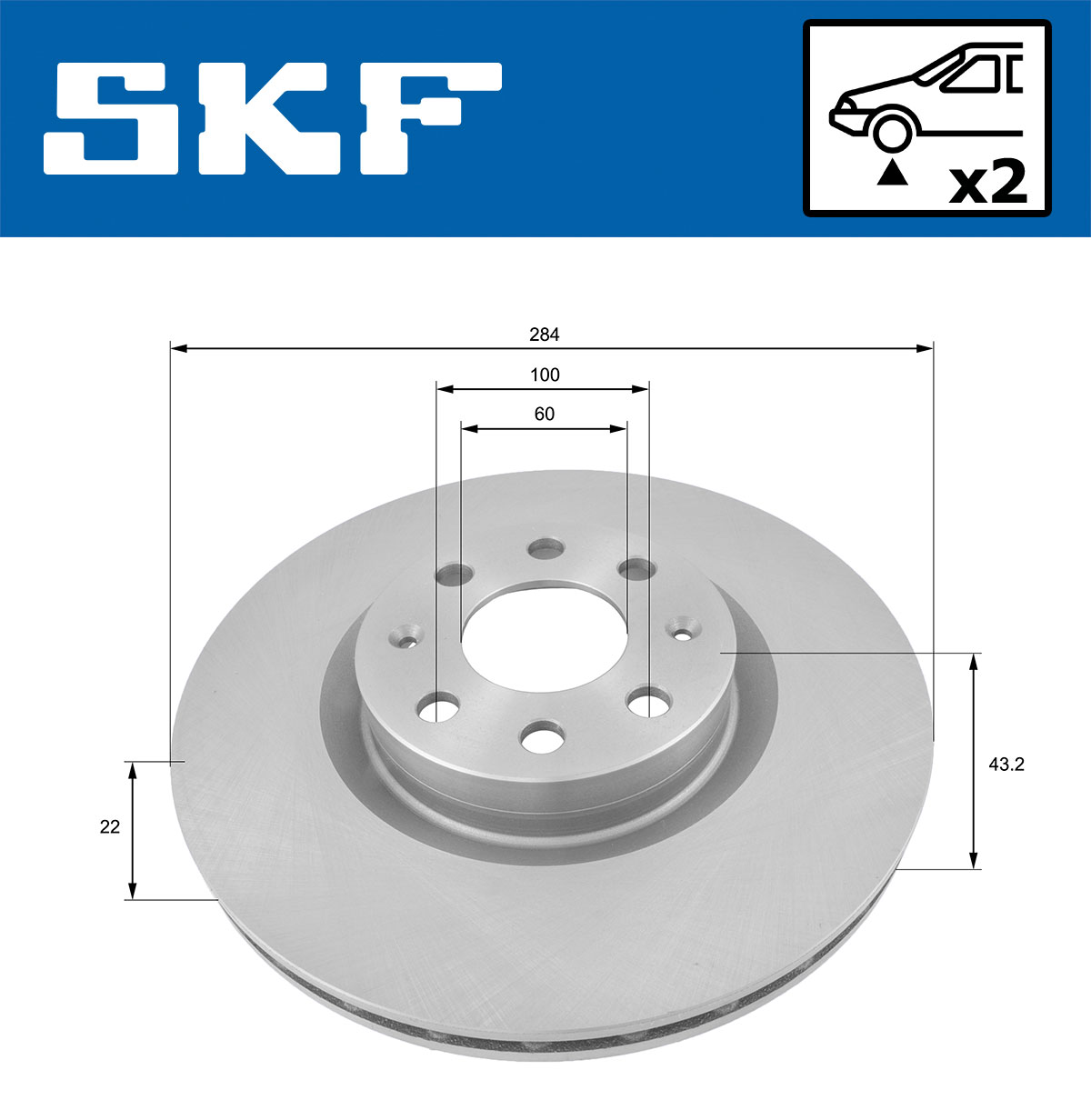 SKF Remschijven VKBD 80311 V2