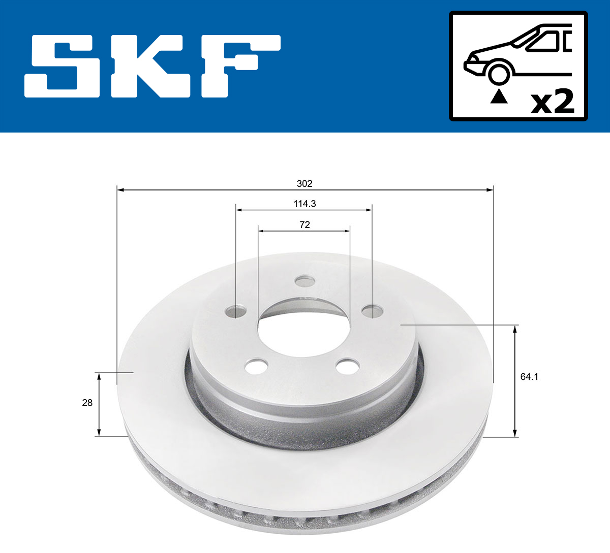SKF Remschijven VKBD 80313 V2