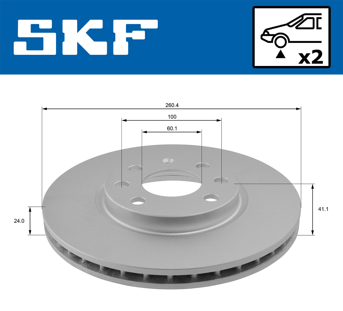 SKF Remschijven VKBD 80324 V2