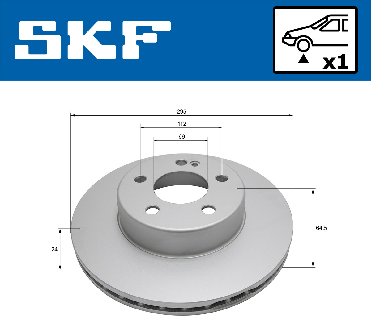 SKF Remschijf VKBD 81346 V1