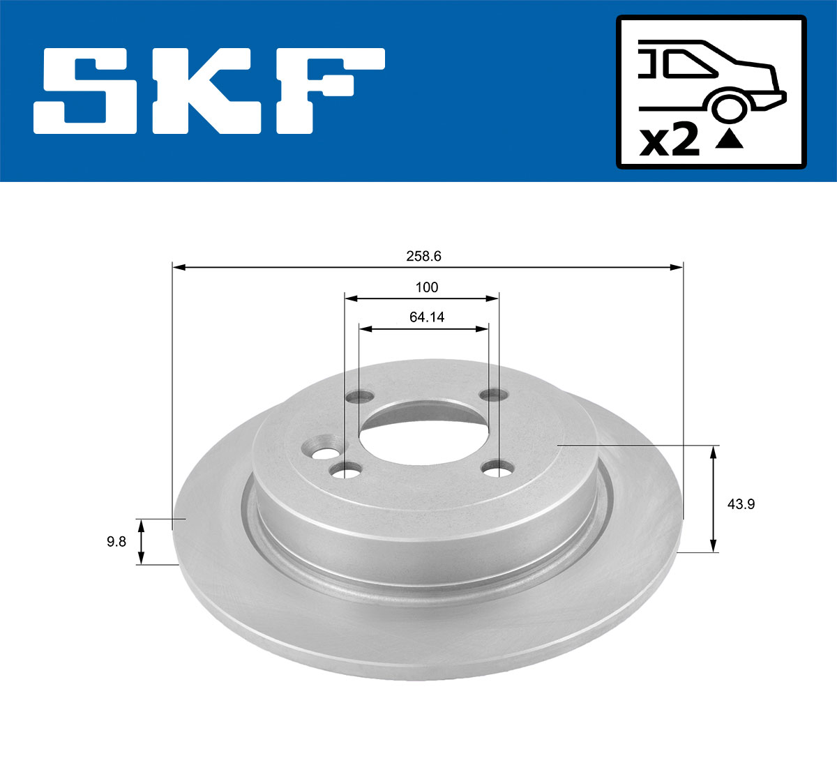 SKF Remschijven VKBD 90050 S2