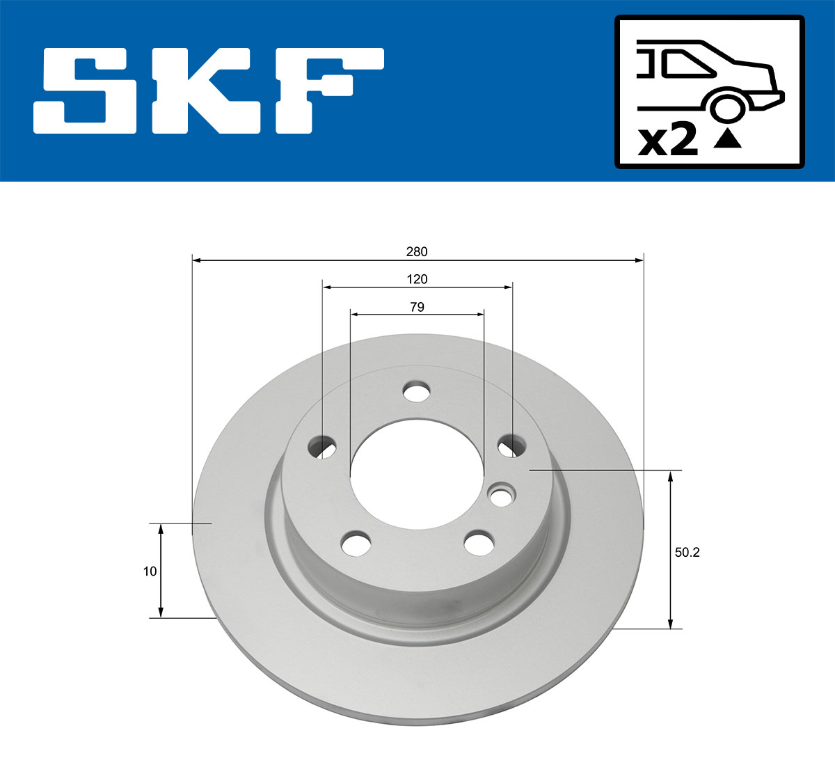 SKF Remschijven VKBD 90148 S2