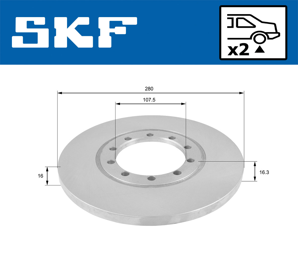 SKF Remschijven VKBD 90207 S2