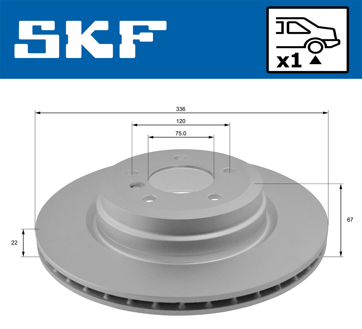 SKF Remschijven VKBD 90232 V1