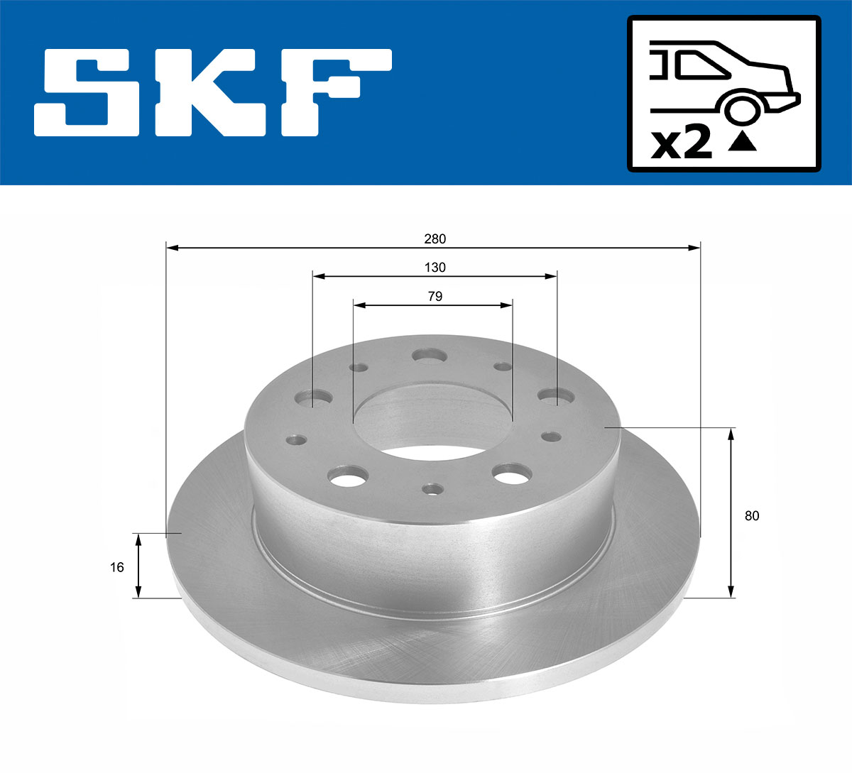 SKF Remschijven VKBD 90240 S2