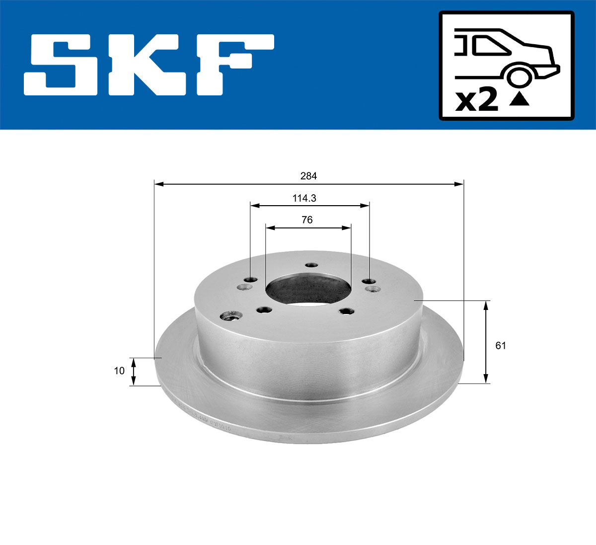 SKF Remschijven VKBD 90249 S2
