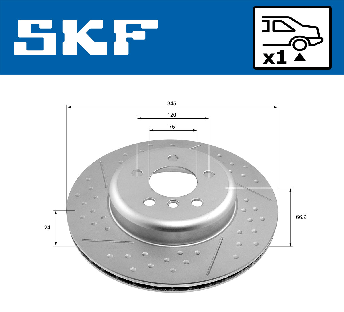 SKF Remschijven VKBD 90268 V1