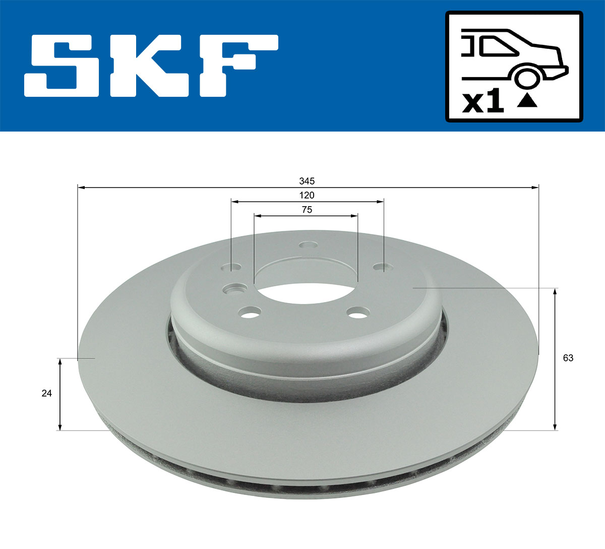 SKF Remschijf VKBD 90336 V1